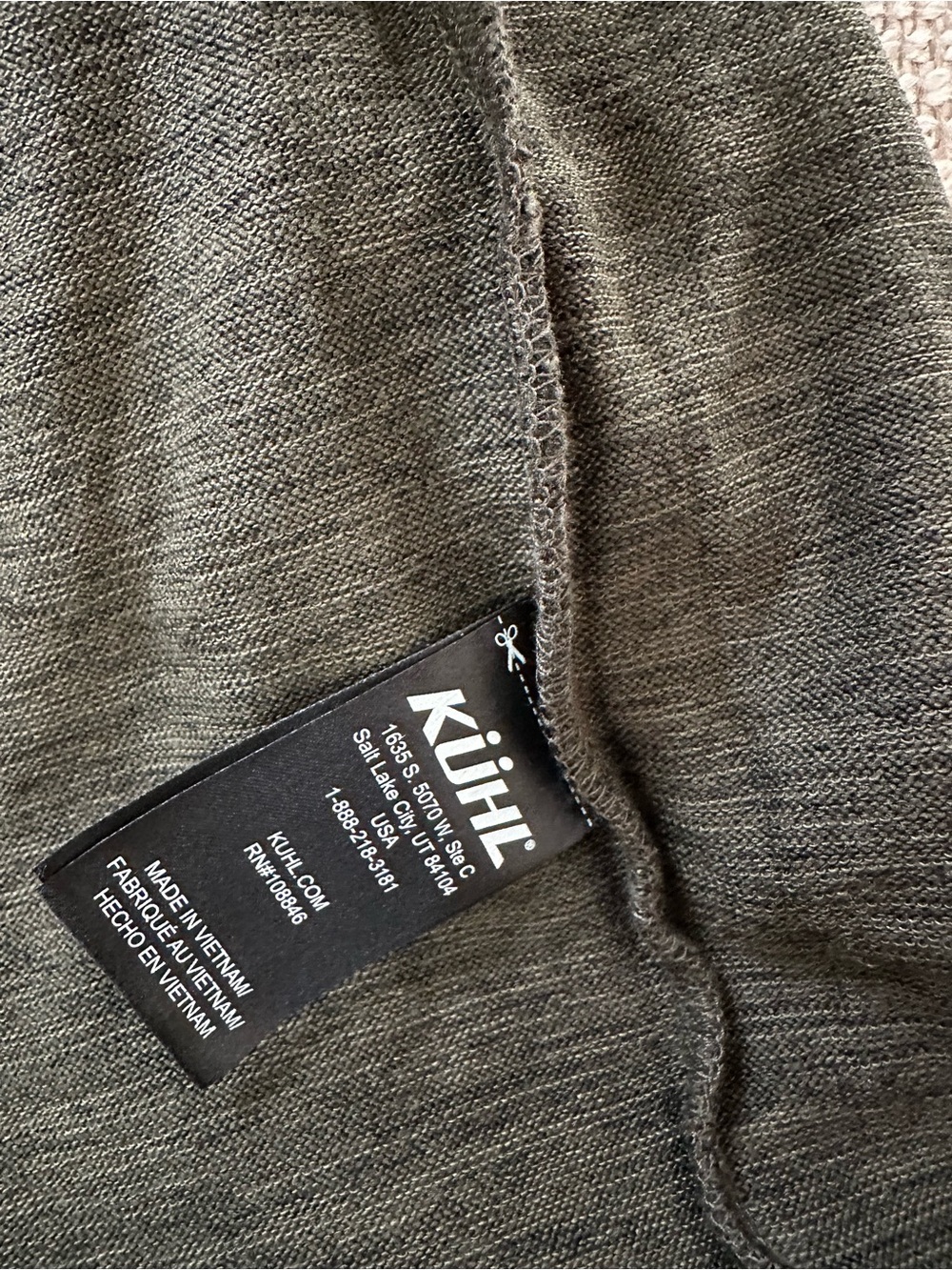 Kuhl Heather Olive Cowl-Neck Long-Sleeve Lea Dress - Picture 10 of 11